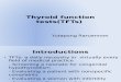 Thyroid Function Tests(TFTs)