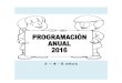 Programación Anual Inicial 3, 4, 5 Años 2016