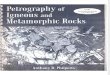 Petrography of Igneous And Metamorphic Rocks - By Anthony R. Philpotts