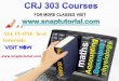 CRJ 303 Academic Success/snaptutorial