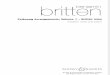 Britten, Benjamin - Folksong Arrangements