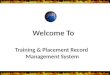 Training and Placement System