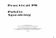 Practical Help - Public Speaking