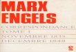 Karl Marx, Friedrich Engels-Correspondance, tome 1_ 1835-1848-éditions sociales (1977)