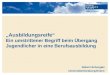 „Ausbildungsreife“ Ein umstrittener Begriff beim Übergang Jugendlicher in eine Berufsausbildung Robert Schurgatz Universität Duisburg-Essen