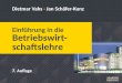 7. Auflage Dietmar Vahs · Jan Schäfer-Kunz Einführung in die Betriebswirt- schaftslehre