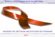 DADOS EPIDEMIOLÓGICOS DE AIDS 2011 DIVISÃO DE DST/AIDS NO ESTADO DO PARANÁ