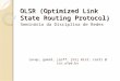 OLSR (Optimized Link State Routing Protocol) Seminário da Disciplina de Redes {avap, gamsd, jspff, jblj mls2, rar3} @ cin.ufpe.br