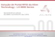 Solução de Portal RFID da Alien Technology - LX-9000 Series Apresentando as Leitoras: ALR-9800 e ALR-9780 EPC Gen 2 RFID ALIEN TECHNOLOGY CONFIDENTIAL