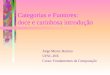Categorias e Funtores: doce e carinhosa introdução Jorge Muniz Barreto UFSC-INE Curso: Fundamentos da Computação