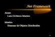 1.Net Framework Aluno Luiz GUStavo Martins Matéria Sistemas de Objetos Distribuídos