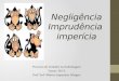 Negligência Imprudência imperícia Processo do Trabalho na Enfermagem Turma: 301 E Profª Enfª Mônica Imperatriz Wingert