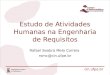 Cin.ufpe.br Estudo de Atividades Humanas na Engenharia de Requisitos Rafael Seabra Melo Correia rsmc@cin.ufpe.br