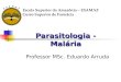 Parasitologia - Malária Professor MSc. Eduardo Arruda Escola Superior da Amazônia – ESAMAZ Curso Superior de Farmácia