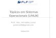Tópicos em Sistemas Operacionais (LINUX) Prof:. Msc. Arimatéia Junior juniorcs09@gmail.com Fortaleza-2011
