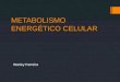 METABOLISMO ENERGÉTICO CELULAR Warley Ferreira. Anabolismo x Catabolismo