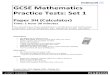 06a Practice Test Set 1 - Paper 3H