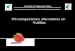 microorganismos alteradores de la Frutillas