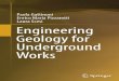 Engineering Geology for Underground Works [P. Gattinoni, E.M. Pizzarotti, L. Scesi, 2014] @Geo Pedia