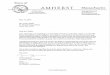 Amherst letter on Mill River Recreation area