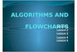 Algorithms and Flowcharts for Reference