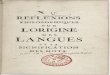 Maupertuis Réflexions Philosophiques Sur Lorigine Des Langues9