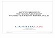 CanadaGAP Food Safety Manual Appendices