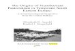 The Origins of Transhumant Pastoralism in Temperate SE Europe - Arnold Greenfield