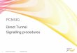 10 Direct Tunnel Signalling Procedures
