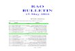 Bulletin 160515 (HTML Edition)