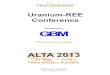 ALTA 2013 UREE Proceedings Contents Abstracts