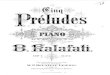 Kalafati cinq préludes op.7