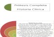 Historia Cl­nica Pr³tesis Completa