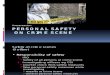 Personal Safety at Crime Scene