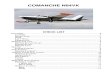Comanche Checklist