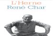 René Char - Cahier Herne 15