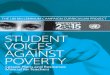 Student Voices Against Poverty