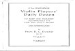 Dounis: The Violin Player's Daily Dozen
