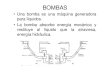 Bernoulli en Bombas