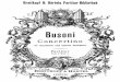 Busoni Clarinet Concertino Op.48 Fullscore