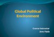 Global Political Environment(1)
