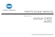 Bizhub c 452 Parts Manual