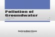 Pollution of Groundwater