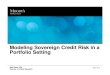 Modeling Sovereign Credit Risk in a Portfolio Setting - April 2012 - Final