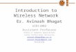 Wireless Network Security Issues