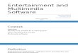 Entertainment and Multimedia Software