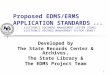 Proposed Edmserms Application Standards