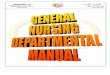 General Nursing Departmental Manual