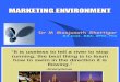 Marketing Environment - Class 15