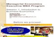 EMBA Sem I Managerial Economics Session1-Introduction to Business Economics